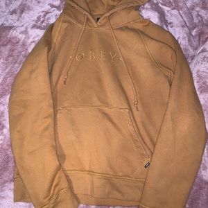Mustard color obey sweater